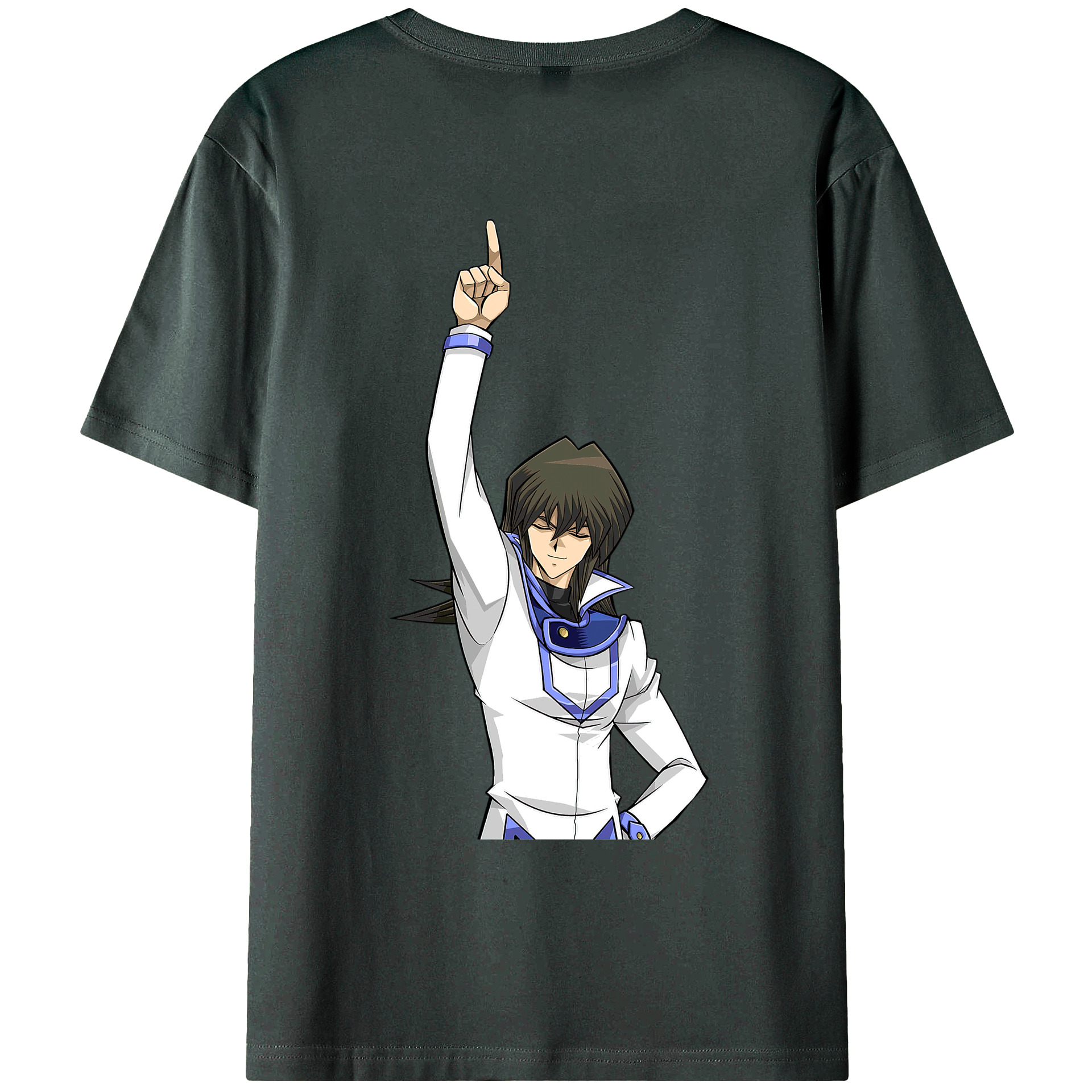 （画像用） 遊☆戯☆王 Yu-Gi-Oh! 綿100％ メンズ半袖Tシャツ（バックプリント） 通気性